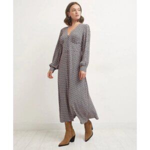 Nobody's Child Multi Orla Geo Siri Midi Dress Size 22 NWT